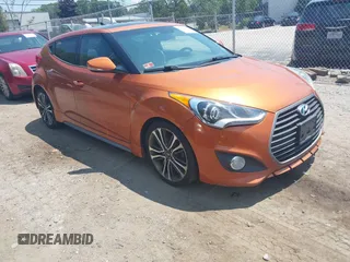 2016 Hyundai Veloster Turbo with VIN KMHTC6AE6GU273220, listed as a IAAI auction lot 42729369 with 103,933 mi miles and . Bid and sale history available at DreamBid. Image 1.