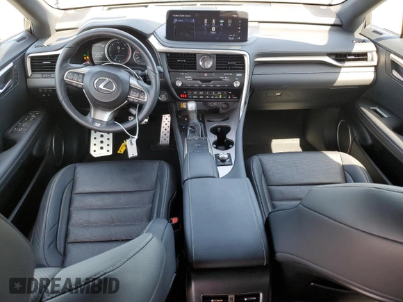 2022 Lexus RX 350 F Sport with VIN 2T2YZMDA4NC368791, listed as a Copart auction lot 60326015 with 29,217 mi miles and Salvage title. Bid and sale history available at DreamBid. Image 8.