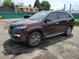 2013 Kia Sorento SX with VIN 5XYKWDA2XDG363999, listed as a Copart auction lot 58200985 with 69,056 mi miles and Salvage title. Bid and sale history available at DreamBid. Image 1.