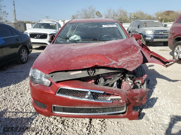 2013 Mitsubishi Lancer SE with VIN JA32V2FW4DU009184, listed as a Copart auction lot 77564104 with 0 mi miles and Salvage Title. Bid and sale history available at carsss.com. Image 5.