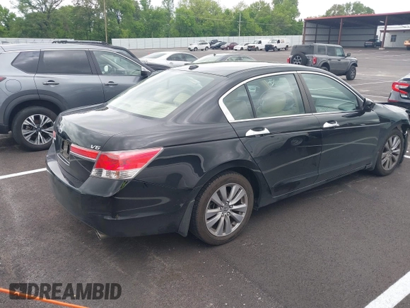 2011 Honda Accord EX-L with VIN 1HGCP3F82BA013273, listed as a IAAI auction lot 42158147 with 165,758 mi miles and . Bid and sale history available at DreamBid. Image 4.