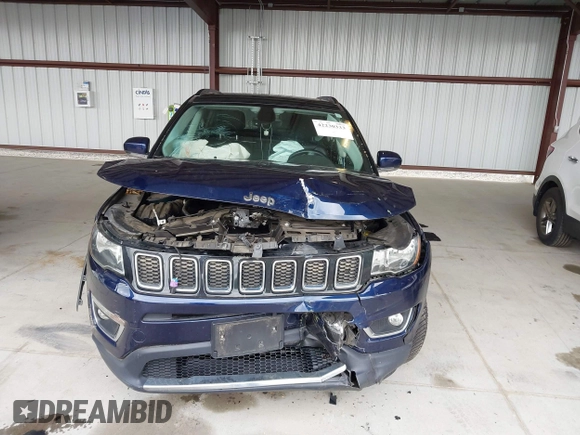 2018 Jeep Compass Limited with VIN 3C4NJDCB2JT222325, listed as a IAAI auction lot 42230333 with 65,030 mi miles and . Bid and sale history available at DreamBid. Image 13.