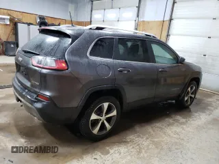 2021 Jeep Cherokee Limited with VIN 1C4PJMDX9MD108528, listed as a Copart auction lot 47690345 with 73,915 mi miles and Salvage Title. Bid and sale history available at carsss.com. Image 3.