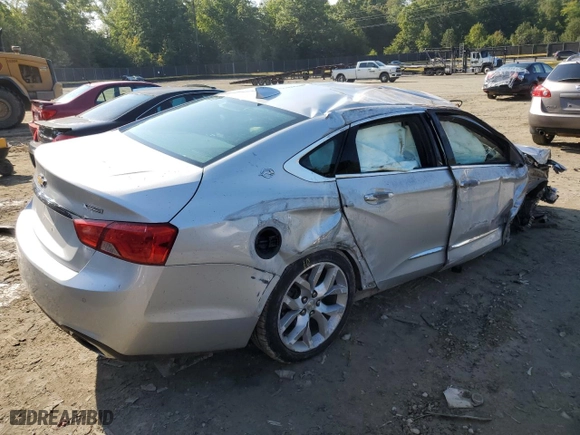 2018 Chevrolet Impala Premier with VIN 2G1125S38J9147167, listed as a Copart auction lot 87272204 with 0 mi miles and Non Repairable. Bid and sale history available at carsss.com. Image 3.