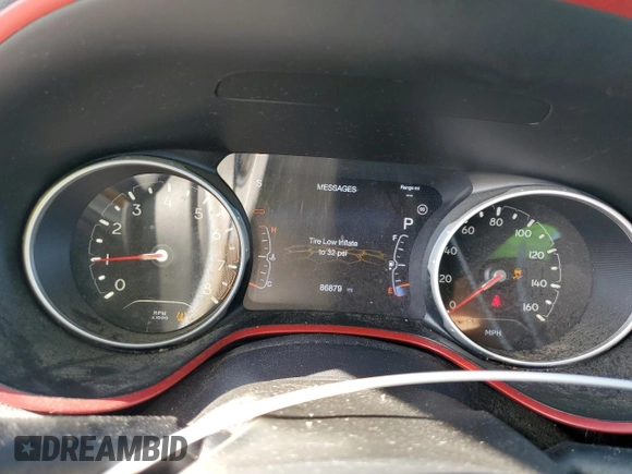 2020 Jeep Compass Trailhawk с VIN 3C4NJDDB1LT157064, выставлен на аукционе Copart как лот 61153015 с пробегом 86 879 миль миль и Списание • Salvage title. История ставок и продаж доступна на DreamBid. Изображение 9.