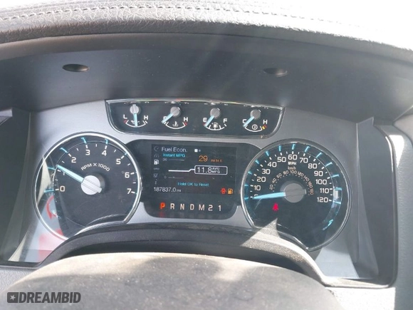 2012 Ford F-150 XL with VIN 1FTFW1ET7CFC57482, listed as a IAAI auction lot 41700873 with NaN miles. Bid and sale history available at carsss.com. Image 7.