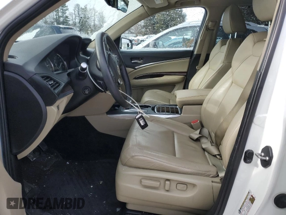 2018 Acura MDX Technology with VIN 5J8YD4H71JL013020, listed as a Copart auction lot 88978185 with 82,666 mi miles and Salvage title. Bid and sale history available at DreamBid. Image 7.