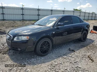 2007 Audi A4 2.0T with VIN WAUDF78EX7A259945, listed as a Copart auction lot 61445565 with 120,474 mi miles and Salvage title. Bid and sale history available at DreamBid. Image 1.