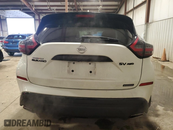 2022 Nissan Murano SV z VIN 5N1AZ2BS3NC108229, wystawiony jako Copart lot #88808655 z przebiegiem 34 671 mil mil oraz Szkoda całkowita • Salvage title. Historia ofert i sprzedaży dostępna na DreamBid. Obrazek 6.