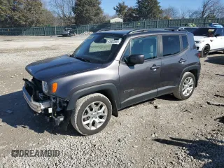 2018 Jeep Renegade Altitude z VIN ZACCJABB8JPG91725, wystawiony jako Copart lot #43602885 z przebiegiem 71 410 mil mil oraz Szkoda całkowita • Salvage title. Historia ofert i sprzedaży dostępna na DreamBid. Obrazek 1.