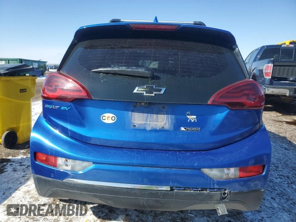 2018 Chevrolet Bolt EV Premier with VIN 1G1FX6S00J4113889, listed as a Copart auction lot 45985225 with 49,015 mi miles and Salvage Title. Bid and sale history available at carsss.com. Image 6.