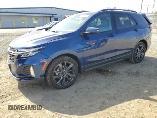 2023 Chevrolet Equinox RS z VIN 3GNAXMEG7PS139257, wystawiony jako Copart lot #52921005 z przebiegiem 23 776 mil mil oraz Szkoda całkowita • Salvage title. Historia ofert i sprzedaży dostępna na DreamBid. Obrazek 1.