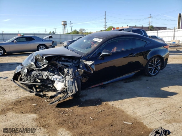 2019 Lexus RC with VIN JTHSZ5BC3K5009511, listed as a Copart auction lot 73741704 with 77,527 mi miles and Salvage Title. Bid and sale history available at carsss.com. Image 1.
