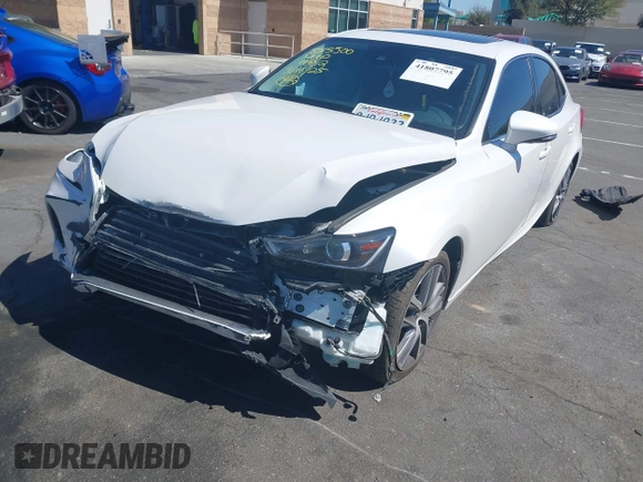 2019 Lexus IS with VIN JTHBA1D29K5093953, listed as a IAAI auction lot 41807795 with 28,055 mi miles. Bid and sale history available at carsss.com. Image 17.