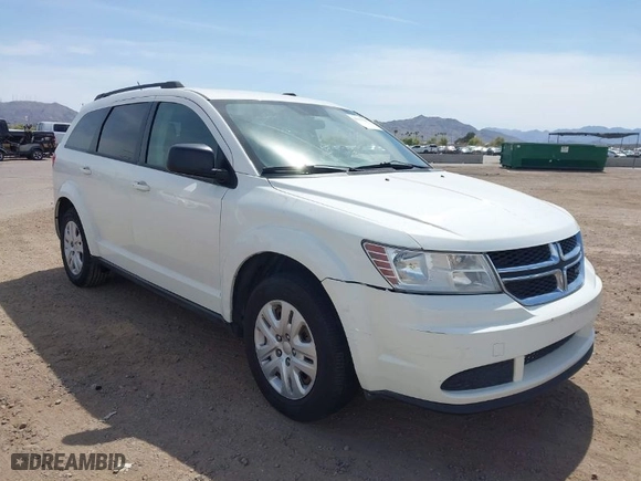 2016 Dodge Journey SE with VIN 3C4PDCAB5GT219313, listed as a IAAI auction lot 41933481 with 131,521 mi miles. Bid and sale history available at carsss.com. Image 1.