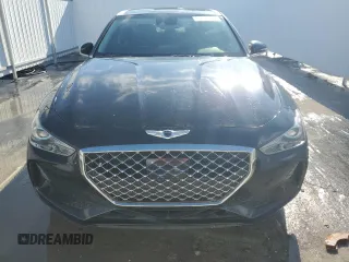 2021 Genesis G70 2.0T with VIN KMTG34LA8MU066815, listed as a Copart auction lot 71603554 with 26,195 mi miles and Clean Title. Bid and sale history available at carsss.com. Image 5.