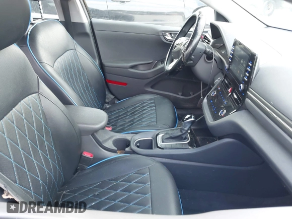 2020 Hyundai Ioniq Blue with VIN KMHC65LC8LU239139, listed as a IAAI auction lot 42216611 with 88,009 mi miles and . Bid and sale history available at DreamBid. Image 5.
