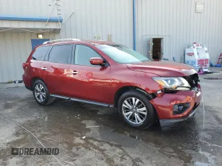 2018 Nissan Pathfinder SL with VIN 5N1DR2MM9JC668472, listed as a Copart auction lot 61376505 with 127,250 mi miles and Salvage title. Bid and sale history available at DreamBid. Image 4.