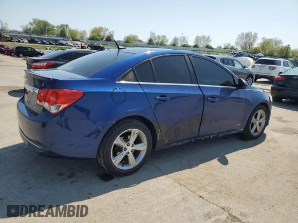 2012 Chevrolet Cruze 2LT with VIN 1G1PG5SC4C7144024, listed as a Copart auction lot 53808875 with 162,114 mi miles and Salvage Title. Bid and sale history available at DreamBid. Image 3.