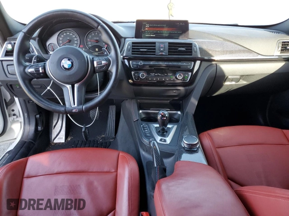 2017 BMW M3 with VIN WBS8M9C51H5G42191, listed as a Copart auction lot 44309983 with 56,365 mi miles. Bid and sale history available at carsss.com. Image 8.