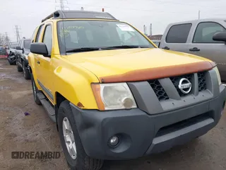 2005 Nissan Xterra S with VIN 5N1AN08W45C628966, listed as a IAAI auction lot 41729925 with 189,490 mi miles and . Bid and sale history available at DreamBid. Image 1.