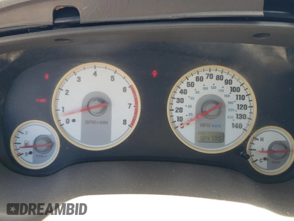 2004 Dodge Stratus SXT z VIN 4B3AG42G64E146011, wystawiony jako Copart lot #70186364 z przebiegiem 184 795 mil mil oraz Szkoda całkowita • Salvage title. Historia ofert i sprzedaży dostępna na DreamBid. Obrazek 9.