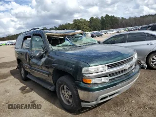 2002 Chevrolet Tahoe LS with VIN 1GNEC13Z52J277955, listed as a Copart auction lot 65703052 with 257,456 mi miles and Salvage Title. Bid and sale history available at carsss.com. Image 1.