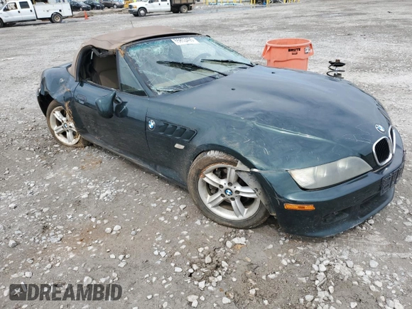 2001 BMW Z3 2.5 with VIN WBACN33461LM04027, listed as a Copart auction lot 55853495 with 135,040 mi miles and Salvage title. Bid and sale history available at DreamBid. Image 1.