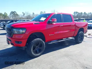 2020 Ram 1500 Big Horn with VIN 1C6SRFFT4LN212899, listed as a IAAI auction lot 41674010 with 71,740 mi miles. Bid and sale history available at carsss.com. Image 2.