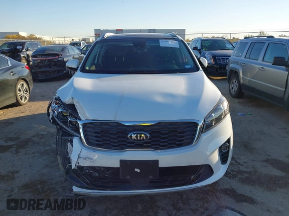2020 Kia Sorento EX V6 with VIN 5XYPH4A59LG656432, listed as a IAAI auction lot 41057791 with 59,237 mi miles. Bid and sale history available at carsss.com. Image 12.