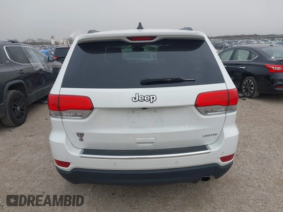 2017 Jeep Grand Cherokee Limited with VIN 1C4RJEBG7HC696166, listed as a IAAI auction lot 41712752 with 88,162 mi miles. Bid and sale history available at carsss.com. Image 16.