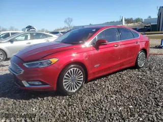 2017 Ford Fusion Energi SE with VIN 3FA6P0PU4HR354247, listed as a Copart auction lot 48191615 with 187,356 mi miles and Salvage Title. Bid and sale history available at carsss.com. Image 1.
