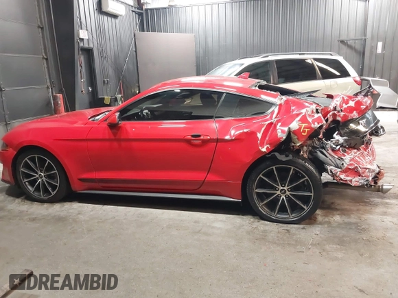 2020 Ford Mustang EcoBoost with VIN 1FA6P8TH2L5153353, listed as a IAAI auction lot 42018068 with 40,562 mi miles. Bid and sale history available at carsss.com. Image 15.