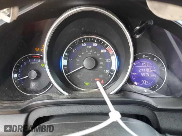 2015 Honda Fit EX-L with VIN 3HGGK5H86FM761557, listed as a Copart auction lot 54274955 with 241,183 mi miles and Salvage Title. Bid and sale history available at DreamBid. Image 9.