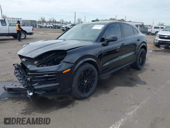2024 Porsche Cayenne with VIN WP1BA2AY9RDA49496, listed as a IAAI auction lot 41847945 with 29,586 mi miles and . Bid and sale history available at DreamBid. Image 2.