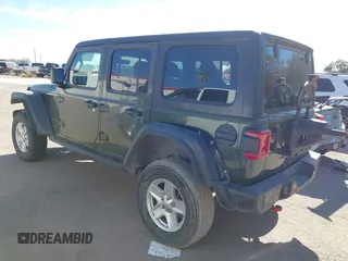 2023 Jeep Wrangler Rubicon with VIN 1C4JJXFG8PW518234, listed as a IAAI auction lot 40998757 with Not Provided miles and . Bid and sale history available at DreamBid. Image 3.