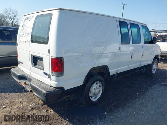2008 Ford Econoline Cargo Commercial z VIN 1FTNE14W58DA40493, wystawiony jako IAAI lot #41682241 z przebiegiem 272 211 mil mil oraz . Historia ofert i sprzedaży dostępna na DreamBid. Obrazek 4.