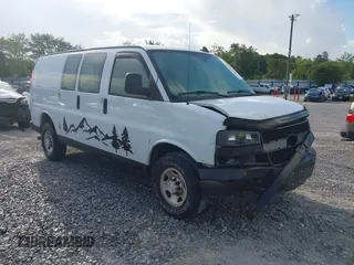 2018 Chevrolet Express Cargo with VIN 1GCWGAFP6J1337249, listed as a IAAI auction lot 42499473 with 92,075 mi miles and . Bid and sale history available at DreamBid. Image 1.