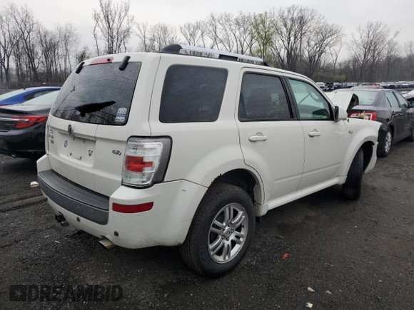 2009 Mercury Mariner Premier with VIN 4M2CU97G59KJ16931, listed as a Copart auction lot 53111905 with Not provided miles and Salvage title. Bid and sale history available at DreamBid. Image 3.