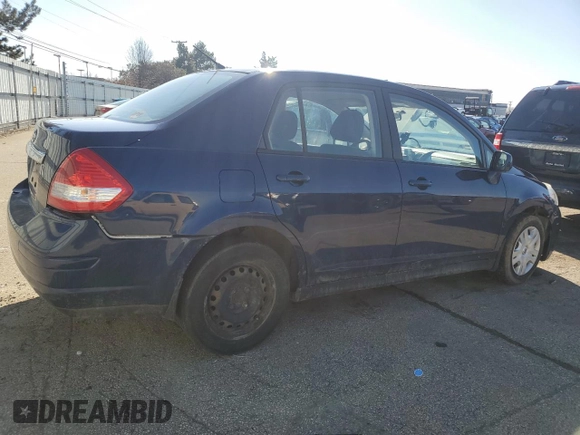 2011 Nissan Versa 1.8 S with VIN 3N1BC1AP3BL411144, listed as a Copart auction lot 46737845 with 176,865 mi miles and Salvage Title. Bid and sale history available at carsss.com. Image 3.
