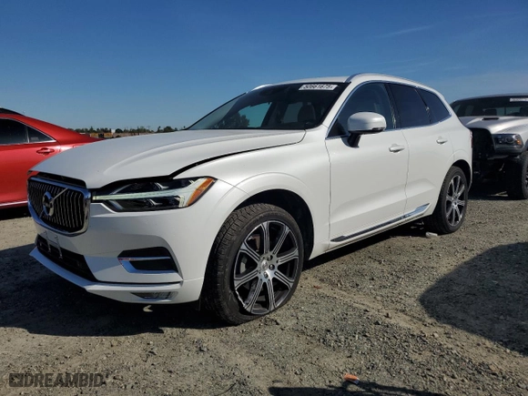 2020 Volvo XC60 Inscription with VIN YV4102RL0L1535600, listed as a Copart auction lot 50661675 with 34,830 mi miles and Salvage Title. Bid and sale history available at carsss.com. Image 1.