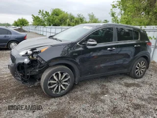 2018 Kia Sportage EX z VIN KNDPNCAC5J7455784, wystawiony jako Copart lot #59212165 z przebiegiem 190 422 mil mil oraz Czysty tytuł • Clean title. Historia ofert i sprzedaży dostępna na DreamBid. Obrazek 1.