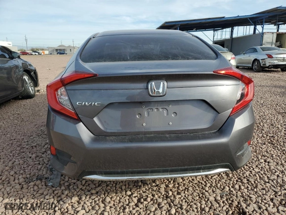 2020 Honda Civic Sedan LX with VIN 19XFC2F60LE208562, listed as a Copart auction lot 47823145 with 38,259 mi miles and Salvage Title. Bid and sale history available at carsss.com. Image 6.