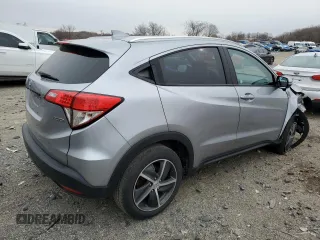2022 Honda HR-V EX with VIN 3CZRU6H51NM757356, listed as a Copart auction lot 43172185 with 76,252 mi miles and Non Repairable. Bid and sale history available at carsss.com. Image 3.