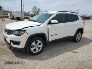 2018 Jeep Compass Latitude with VIN 3C4NJDBB2JT291162, listed as a Copart auction lot 53295245 with 82,852 mi miles and Salvage Title. Bid and sale history available at DreamBid. Image 1.