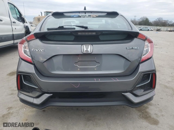 2021 Honda Civic Hatchback EX with VIN SHHFK7H69MU207420, listed as a Copart auction lot 82539274 with 94,363 mi miles and Salvage Title. Bid and sale history available at carsss.com. Image 6.