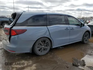 2023 Honda Odyssey Sport with VIN 5FNRL6H76PB052523, listed as a Copart auction lot 48102355 with Not Provided miles and Salvage Title. Bid and sale history available at carsss.com. Image 3.