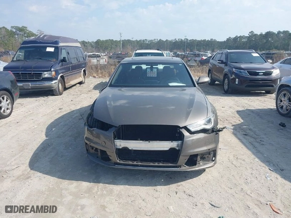 2016 Audi A6 3.0T Premium Plus with VIN WAUFGAFC9GN148882, listed as a IAAI auction lot 41524535 with NaN miles. Bid and sale history available at carsss.com. Image 13.