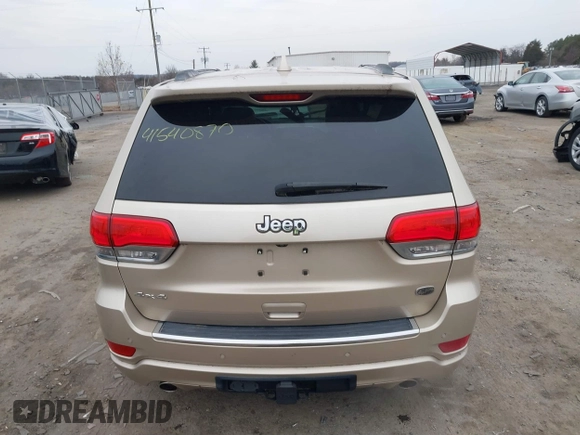 2015 Jeep Grand Cherokee Overland with VIN 1C4RJFCG5FC928085, listed as a IAAI auction lot 41540870 with 93,846 mi miles. Bid and sale history available at carsss.com. Image 16.