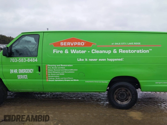 2012 Ford Econoline Cargo Commercial with VIN 1FTNS2EWXCDA43833, listed as a IAAI auction lot 41335268 with 181,390 mi miles. Bid and sale history available at carsss.com. Image 14.